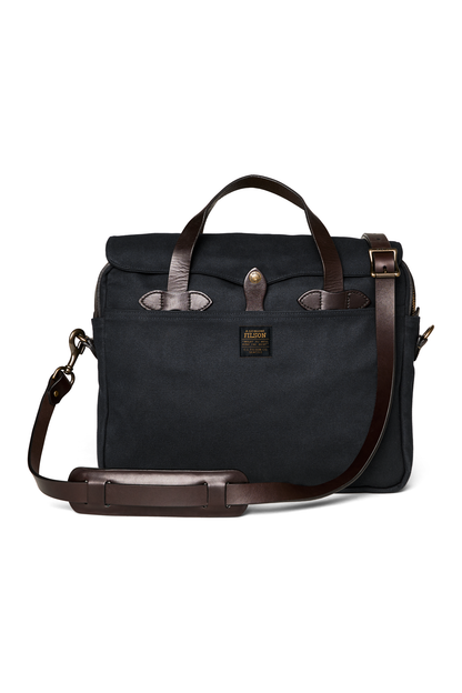 Rugged Twill Original Briefcase - Navy - DUNE + SALT