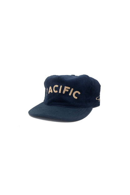 Pacific Strapback Cord Hat - Navy