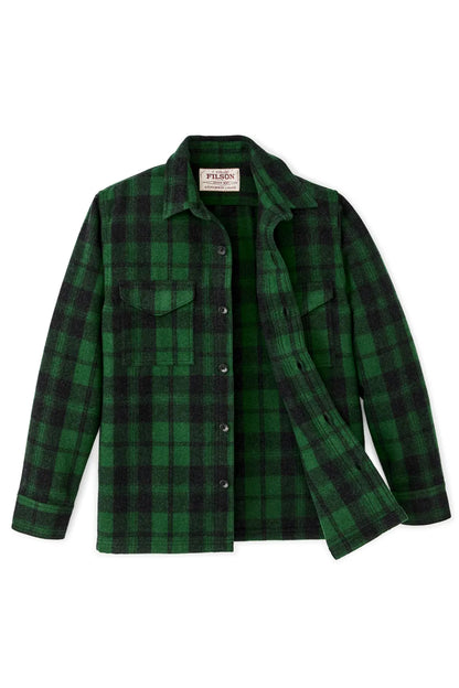 Wool Jac-Shirt - Green/Black Plaid - DUNE + SALT