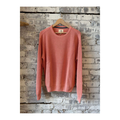 Men's Eddie Knit Sweater by Surfside Supply in Desert Flower with a cozy knit pattern and ribbed cuffs.