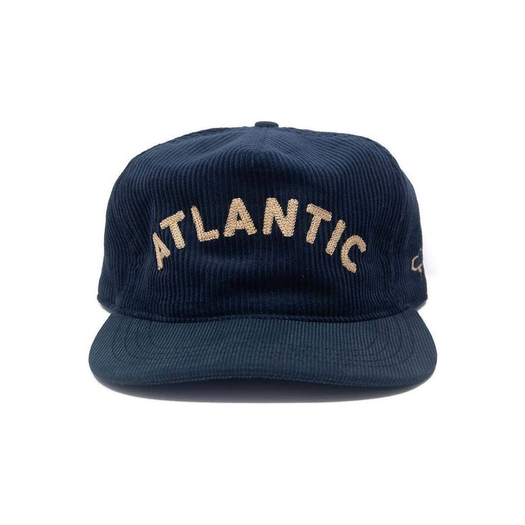 Atlantic III Strapback Cord Hat - Navy - DUNE + SALT