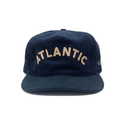 Atlantic III Strapback Cord Hat - Navy - DUNE + SALT
