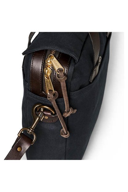 Rugged Twill Original Briefcase - Navy - DUNE + SALT