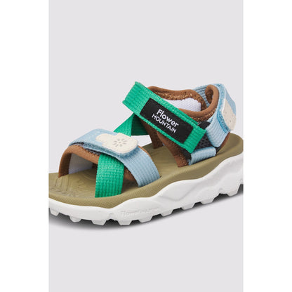 Nazca 2 Junior Sandal - Green/Blue - DUNE + SALT