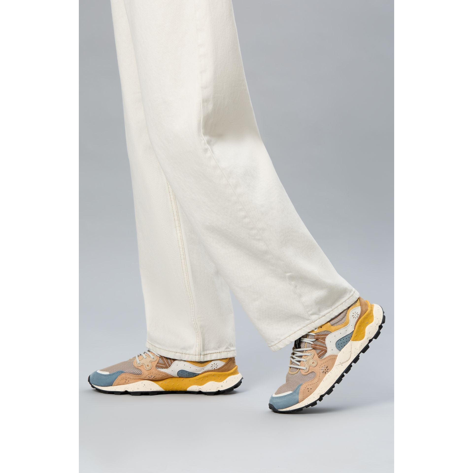 Yamano 3 Sneaker - Azure/Stone/Orange - DUNE + SALT