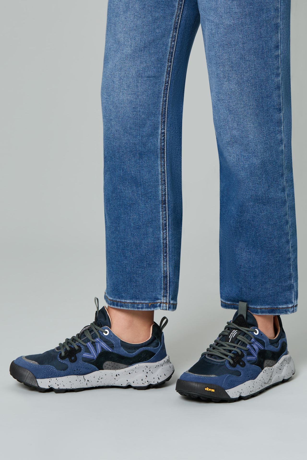 Yamano 3 Uni Suede Performance Sneaker - Blue/Black/Cement - DUNE + SALT