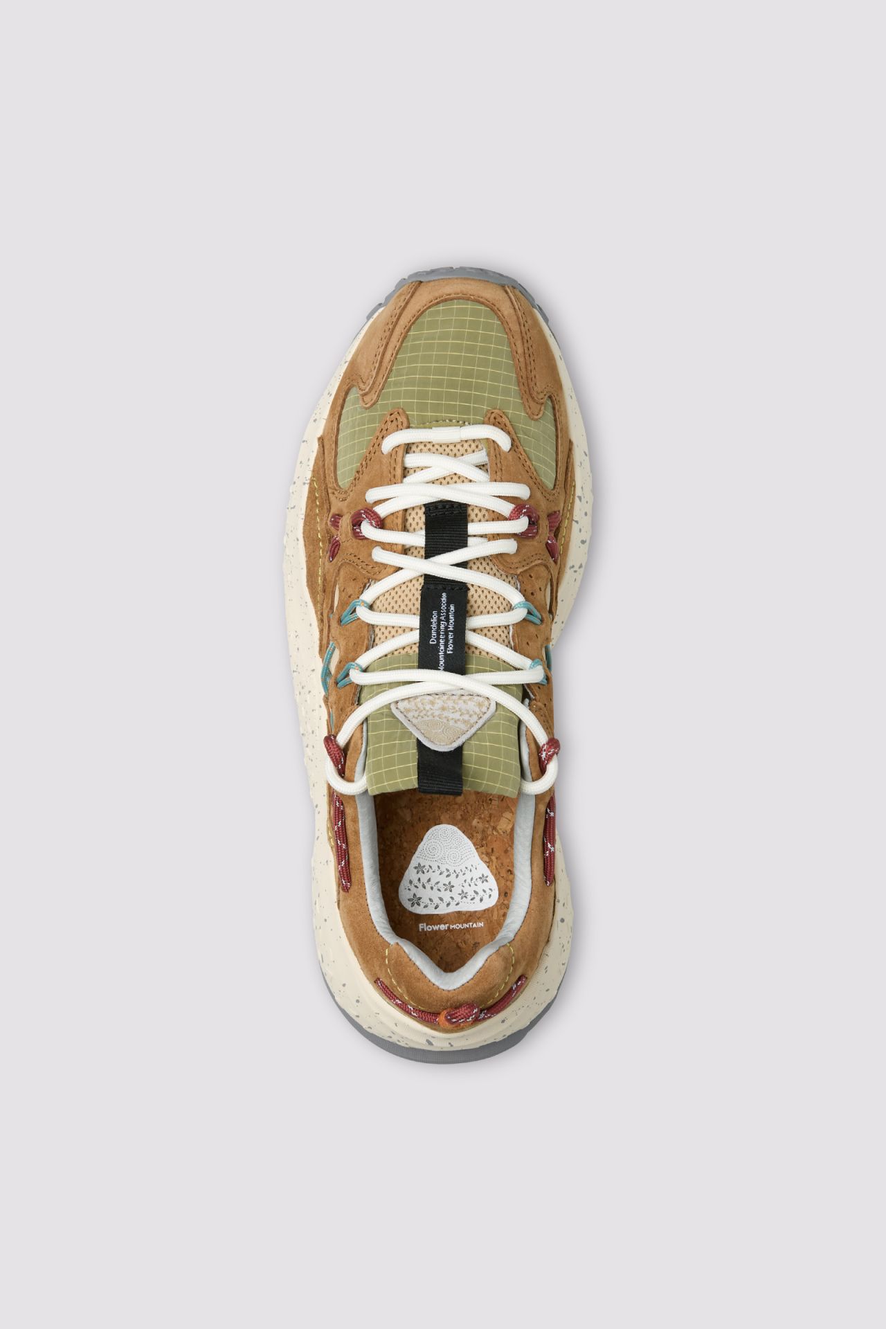 Yamabushi Men's Suede/Nylon Ripstop Sneaker - Biscuit/Beige - DUNE + SALT