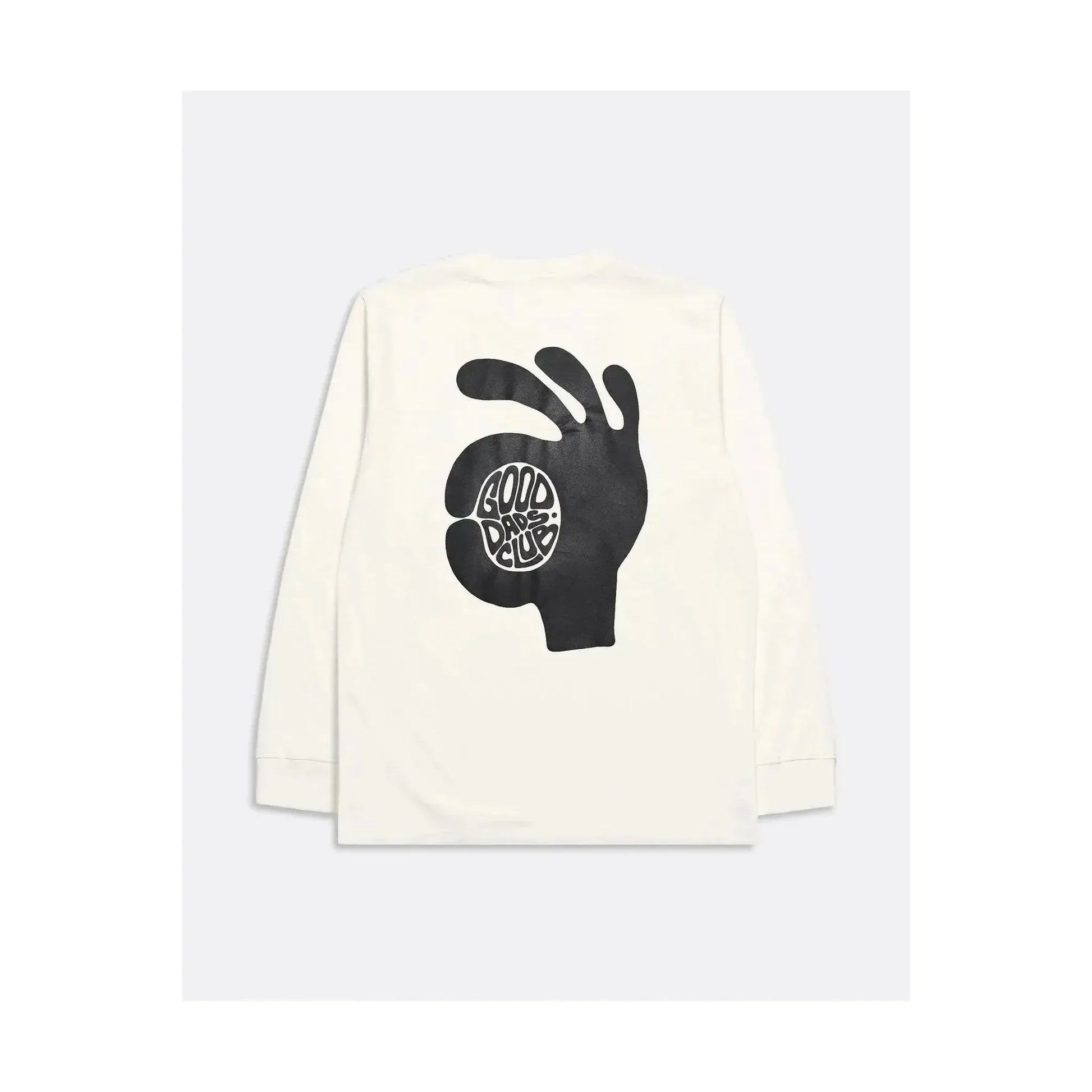 White men's T-shirt from Far Afield featuring "The New Fatherhood OK" print, casual fit, and soft cotton fabric.