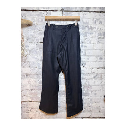 Women's Freecity FAVOLAMOVE cashmere blend French sailor pants in deeply navy, featuring classic sailor style and comfortable fit.