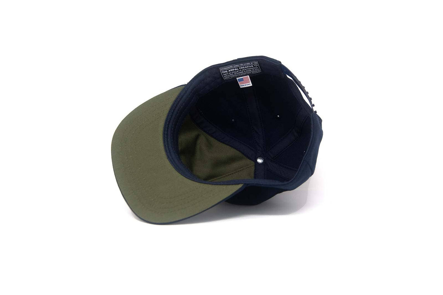 The Ampal Creative Pacific IV Snapback - Navy/White White Smoke