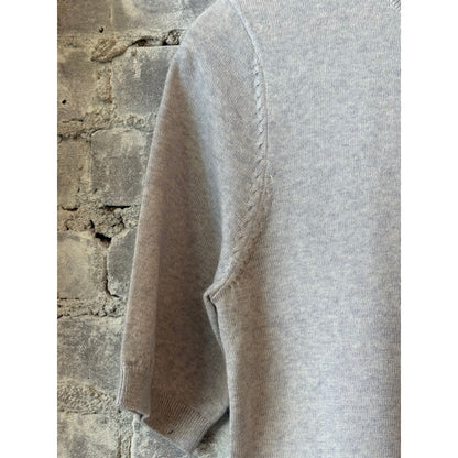 Secular Fitted Crew Sweater - Heather Grey Gray