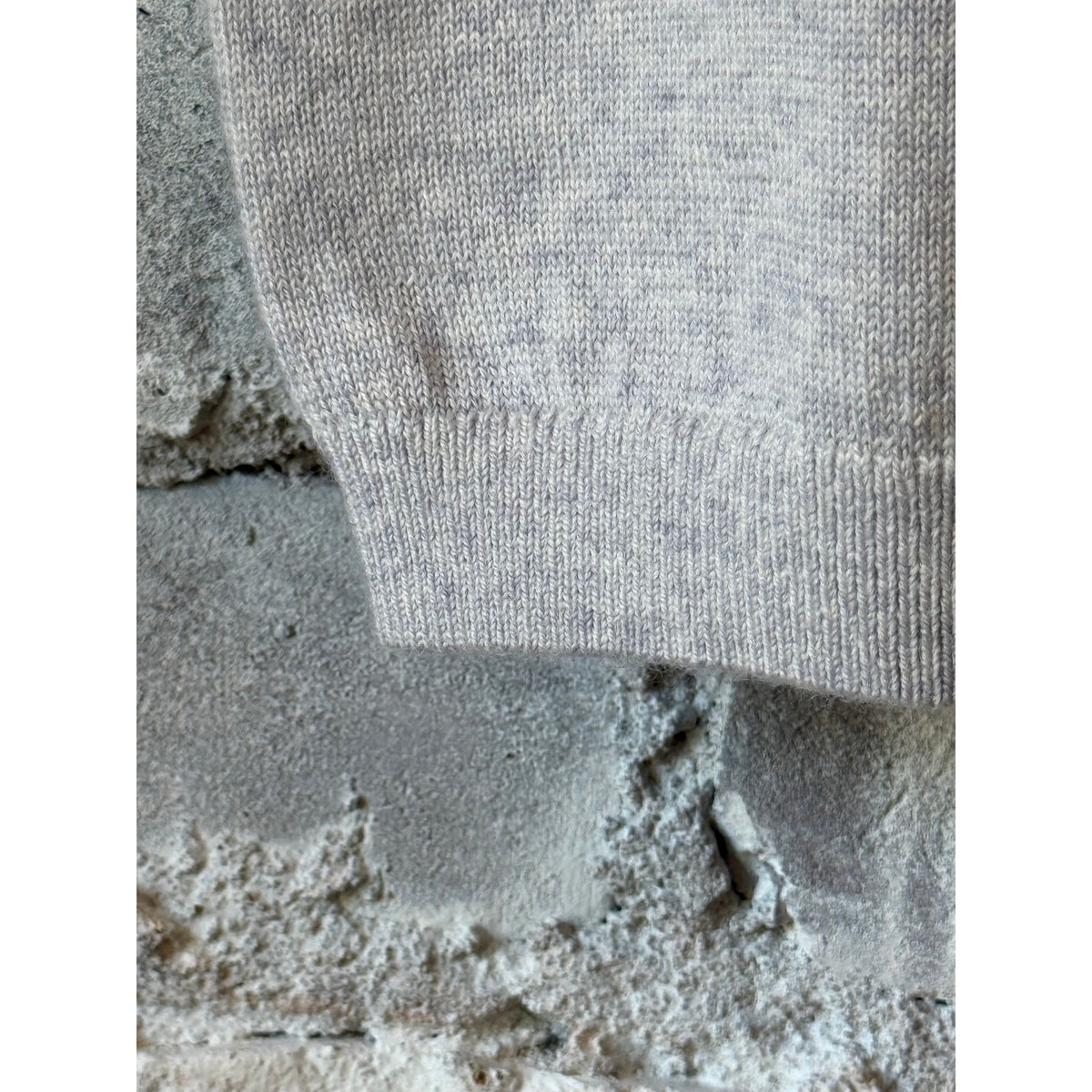 Secular Fitted Crew Sweater - Heather Grey Dark Gray