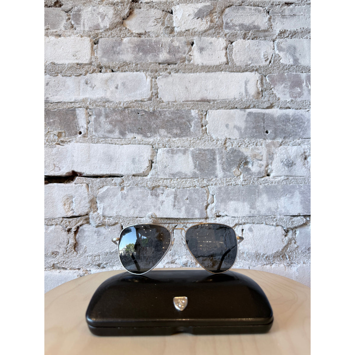 American Optical Fletcher Aviator Sunglasses - Pewter Gray