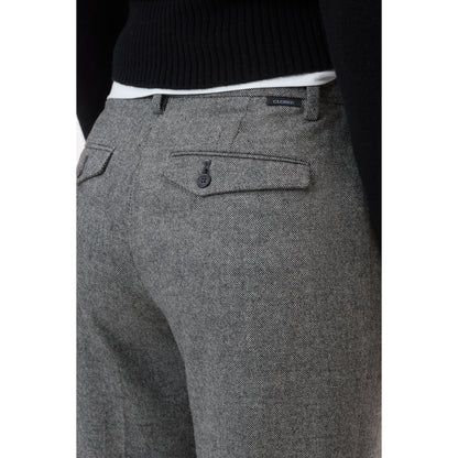 Women's Flye Flared Flannel Pants by Closed in multi-color with a relaxed fit and flared leg style.