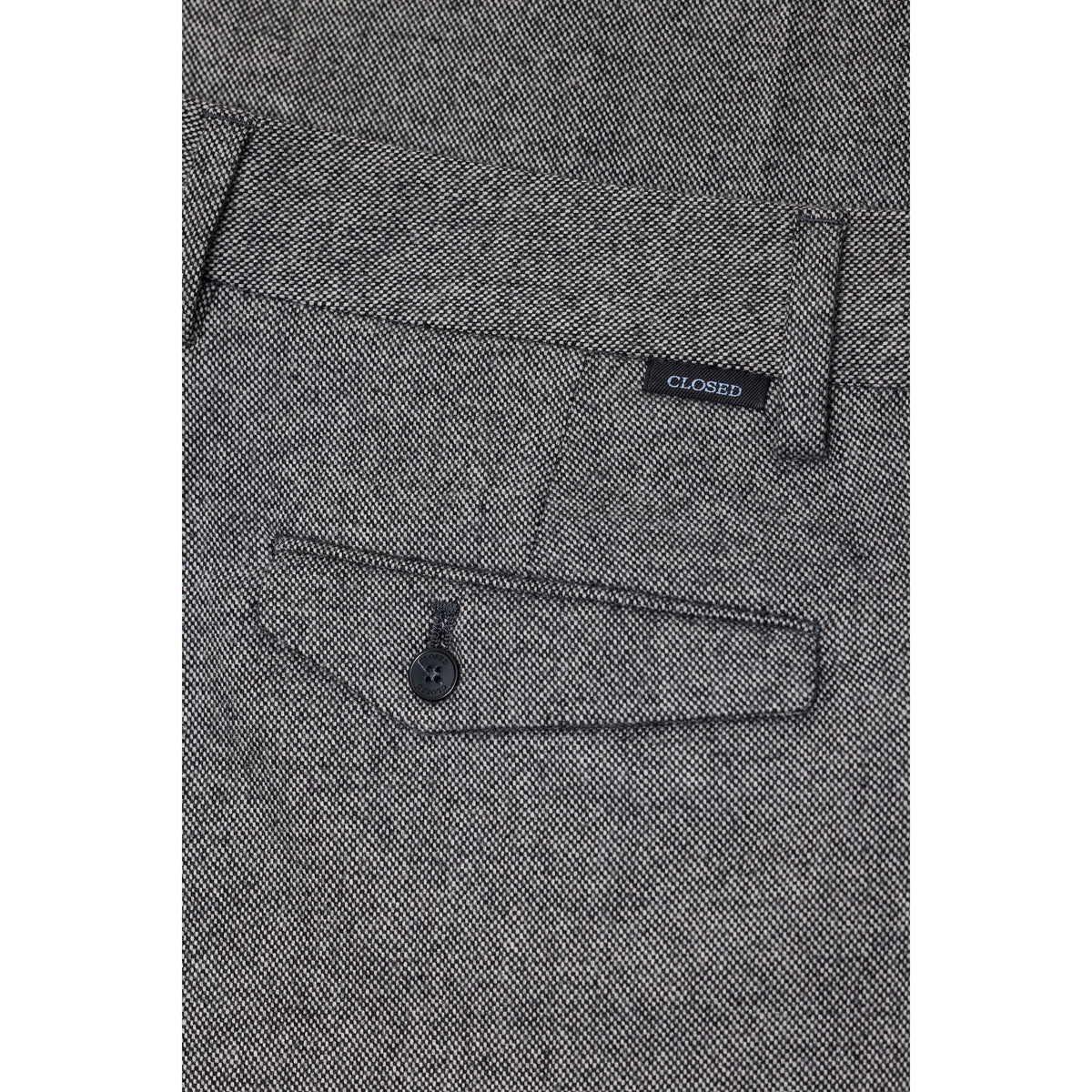 Women's Flye Flared Flannel Pants in multi-color by Closed Women's, showing the stylish, wide-leg design and vibrant fabric details.