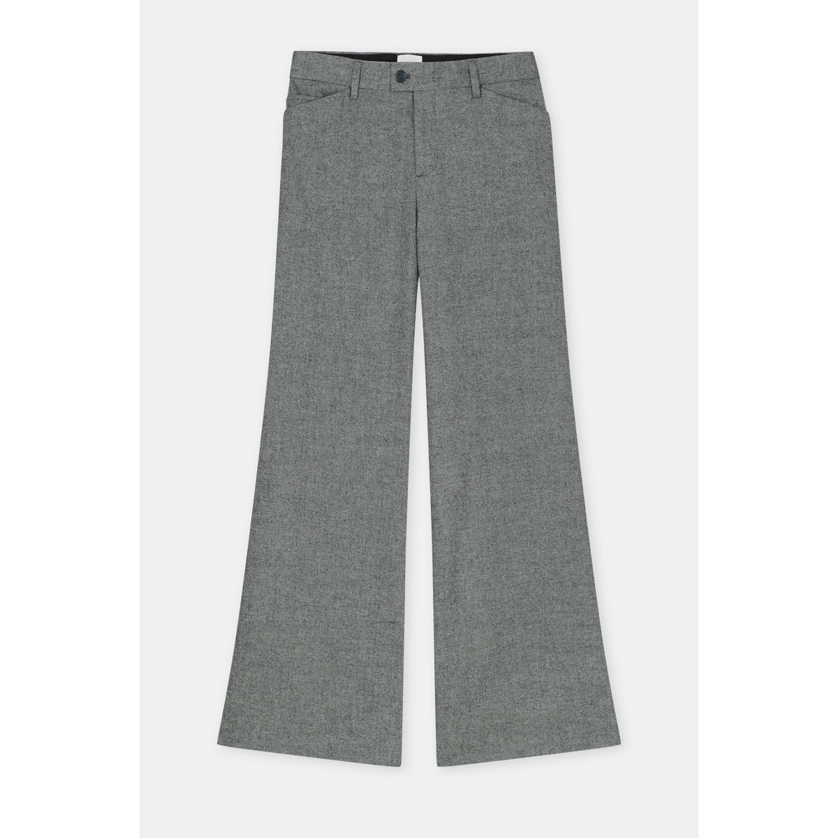 Women's Flye Flared Flannel Pants in multiple colors by Closed Women's, featuring a relaxed fit and stylish flare design.