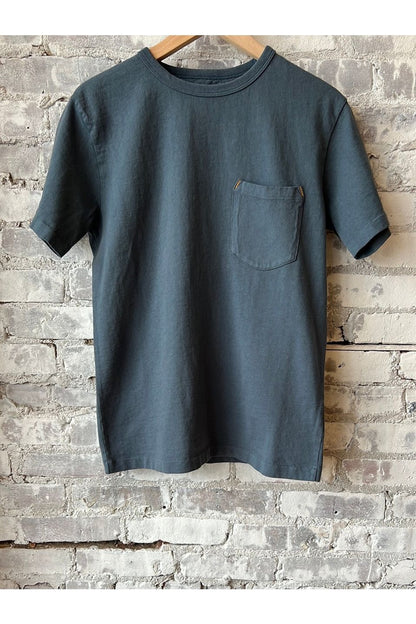 13 Ounce Pocket T-Shirt - Faded Blue - DUNE + SALT