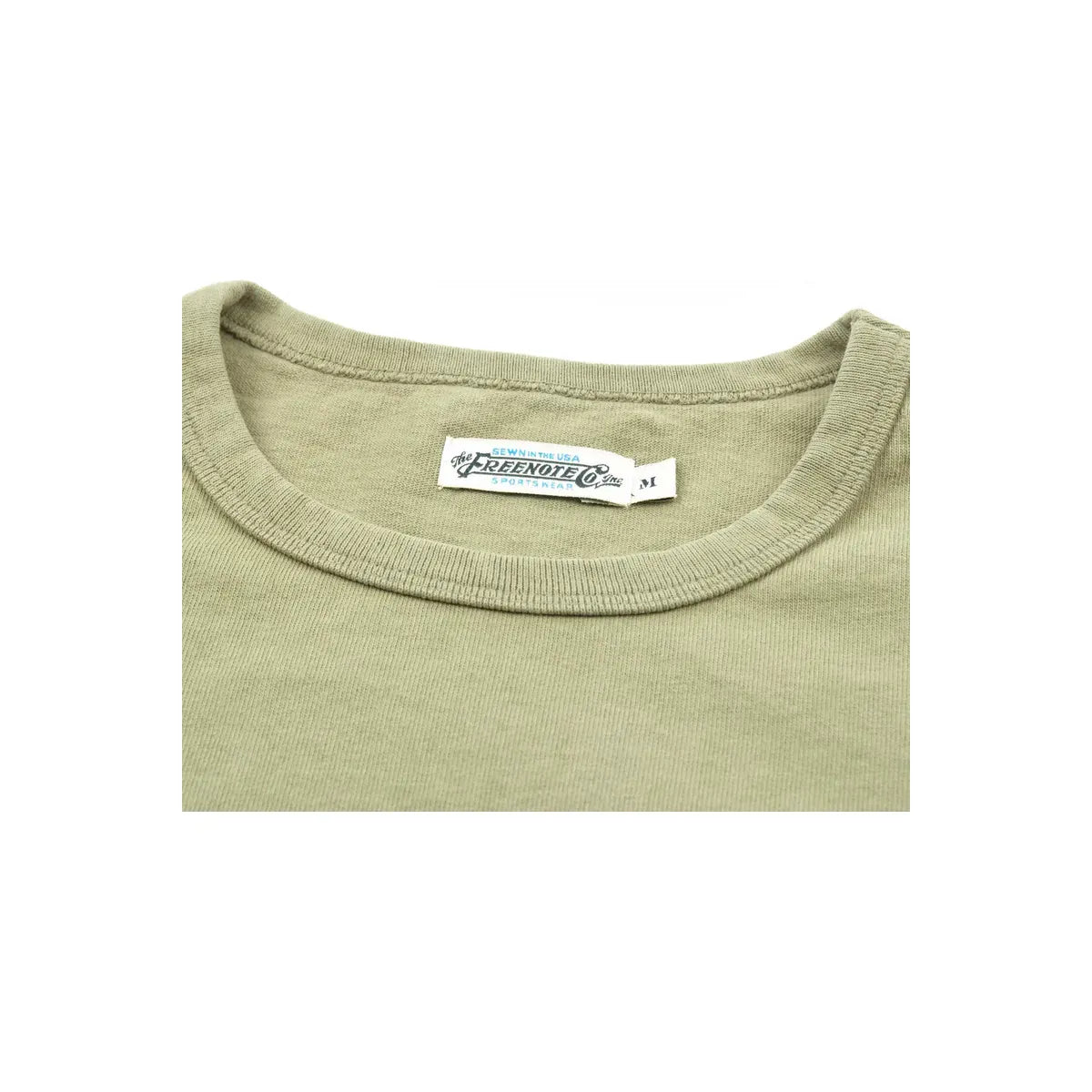 Men's 13 oz Fog Pocket T-Shirt by Freenote Cloth, showing front view with chest pocket and soft fabric texture.