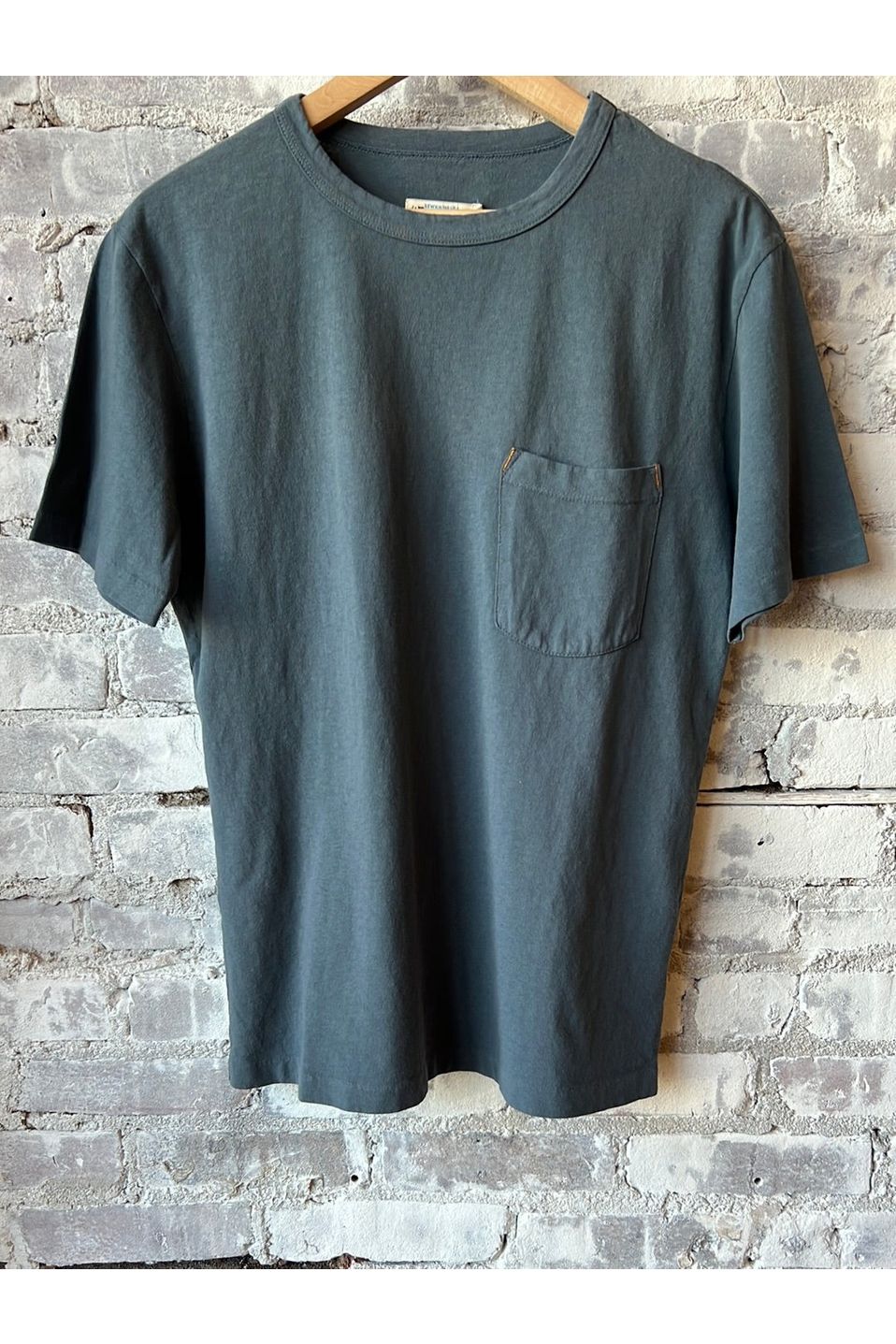 9 Ounce Pocket T-Shirt - Faded Blue - DUNE + SALT