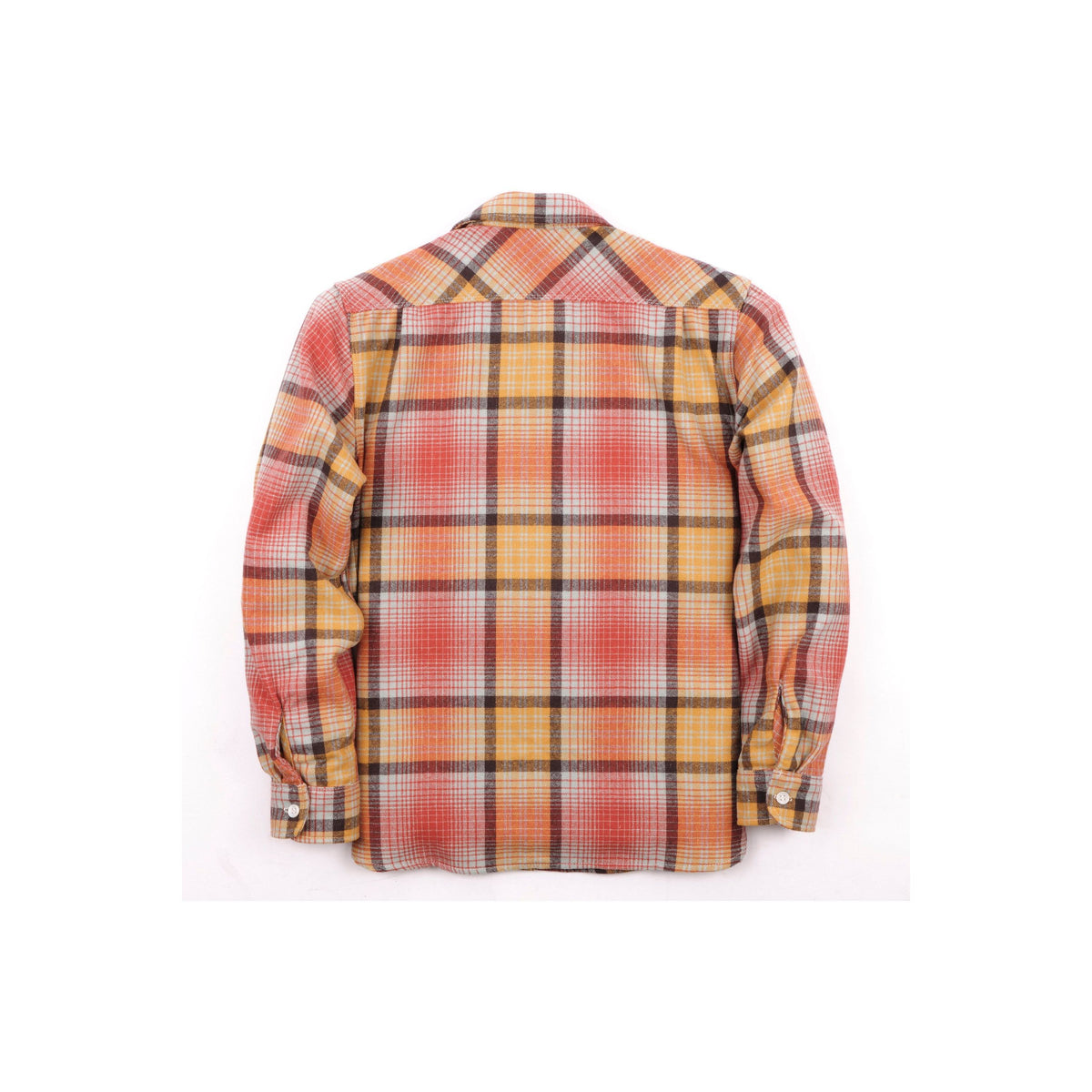 Men's Benson Wool Palomar Yellow shirt by Freenote Cloth, featuring vibrant yellow fabric and tailored fit.