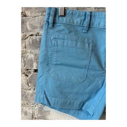 Women's 4-inch Sailor Shorts in aqua by G1 Women's, featuring a casual fit and nautical-inspired style.