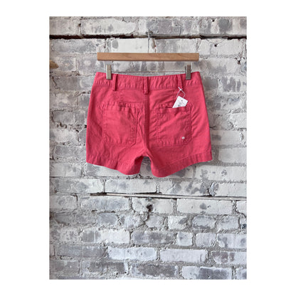 Women's 4-inch sailor shorts in Nantucket Red by G1 Women's, featuring a casual fit and classic nautical style.