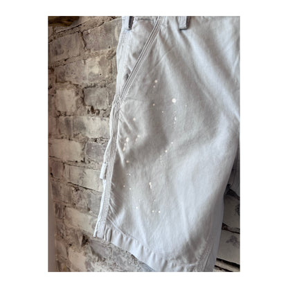 Women's G1 Paint Splatter Painter Shorts in Cloud with colorful splatter design, casual and comfortable for everyday wear.
