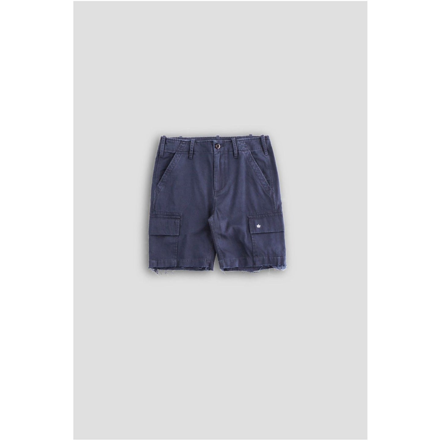 Women's French Navy G1 Women's surplus cargo shorts with multiple pockets and relaxed fit, casual summer style.