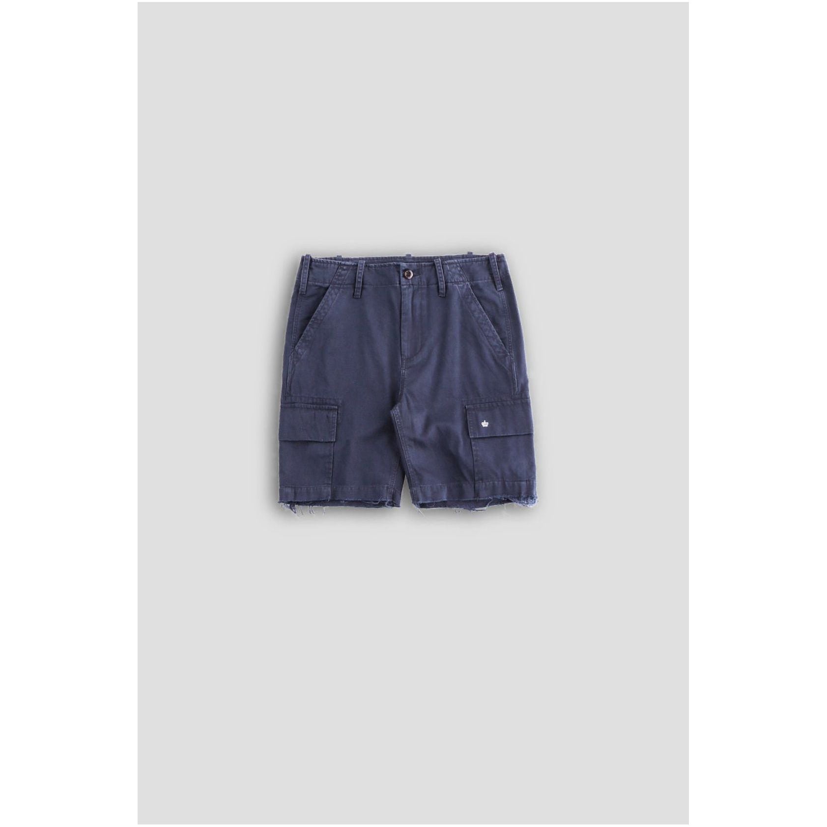 Women's French Navy G1 Women's surplus cargo shorts with multiple pockets and relaxed fit, casual summer style.