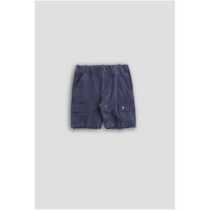 Women's French Navy G1 Women's surplus cargo shorts with multiple pockets and relaxed fit, casual summer style.
