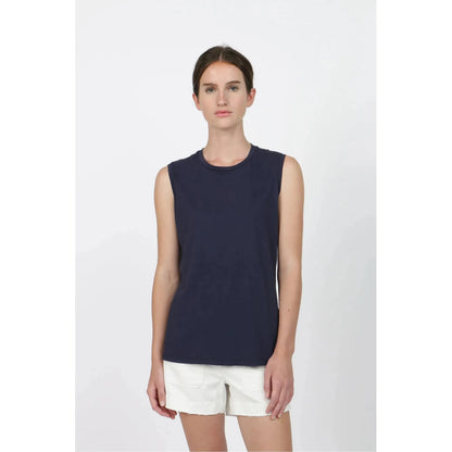 Women's Sage Muscle Tank top by G1 Women's, featuring a sleeveless design and comfortable fit for active wear.