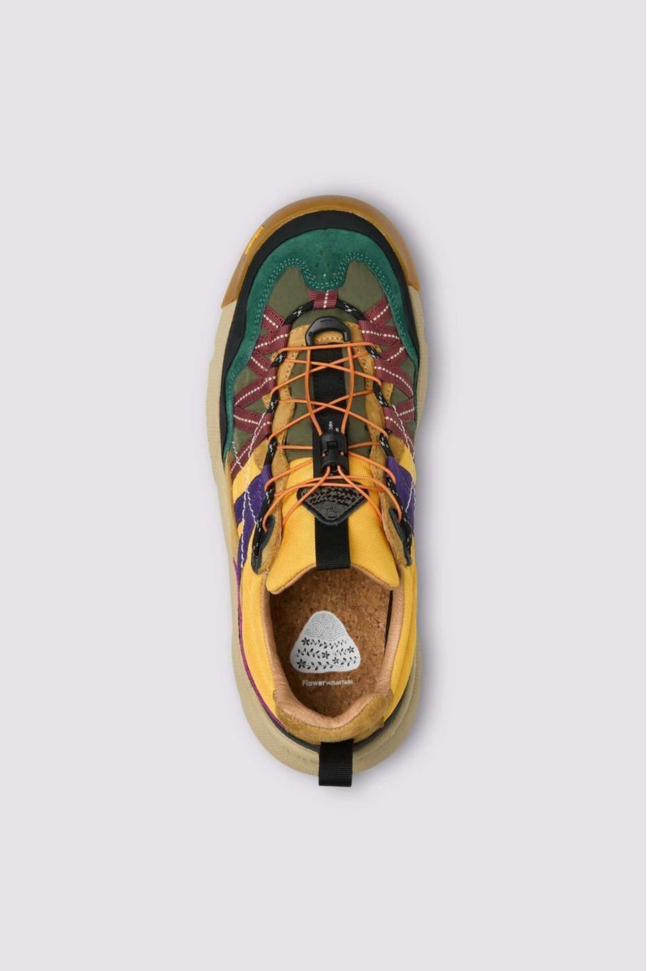 Iwano 2 Uni Sneaker - Brown/Yellow/Natural - DUNE + SALT