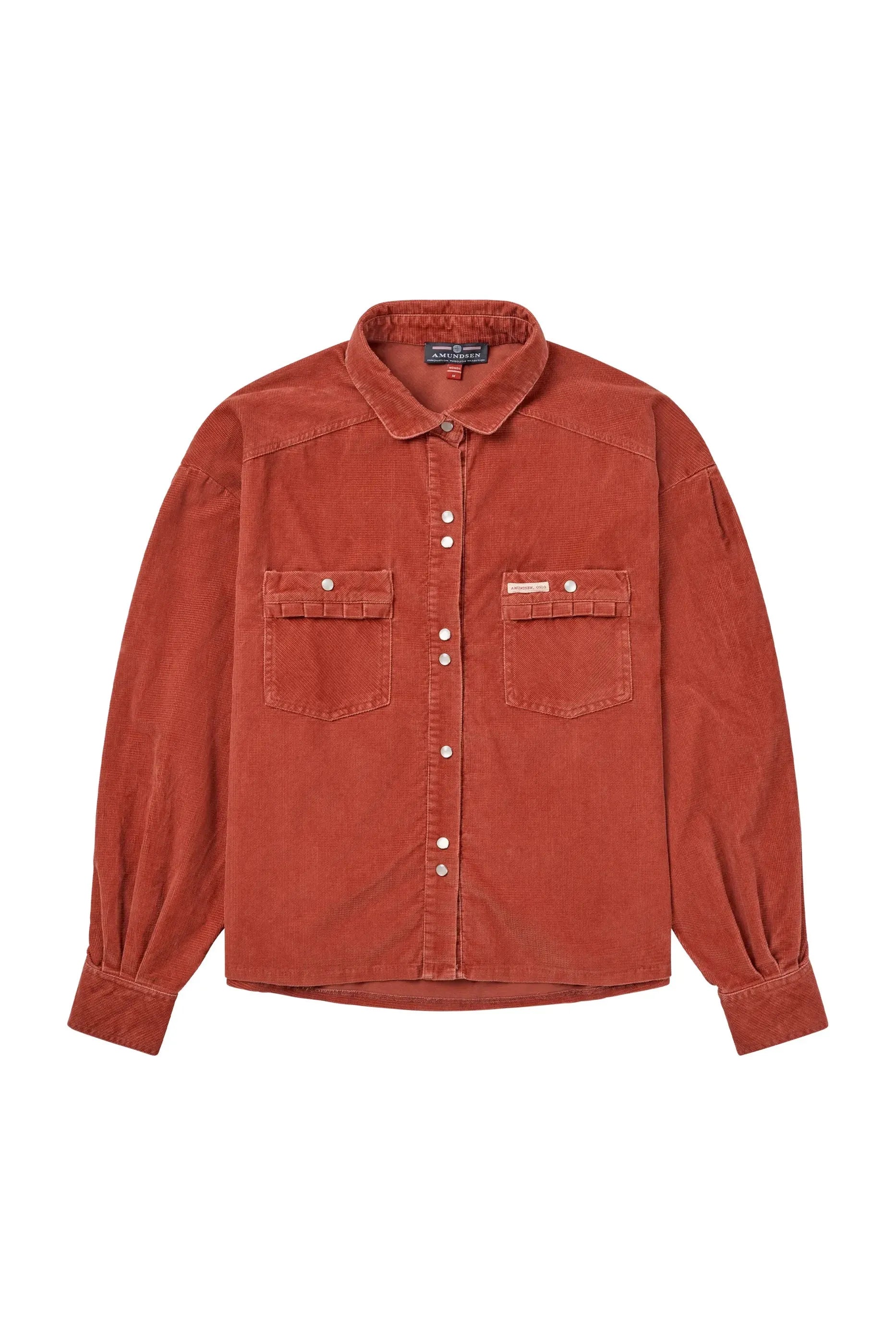 Women's Wild Velvet Shirt - Terra Red - DUNE + SALT