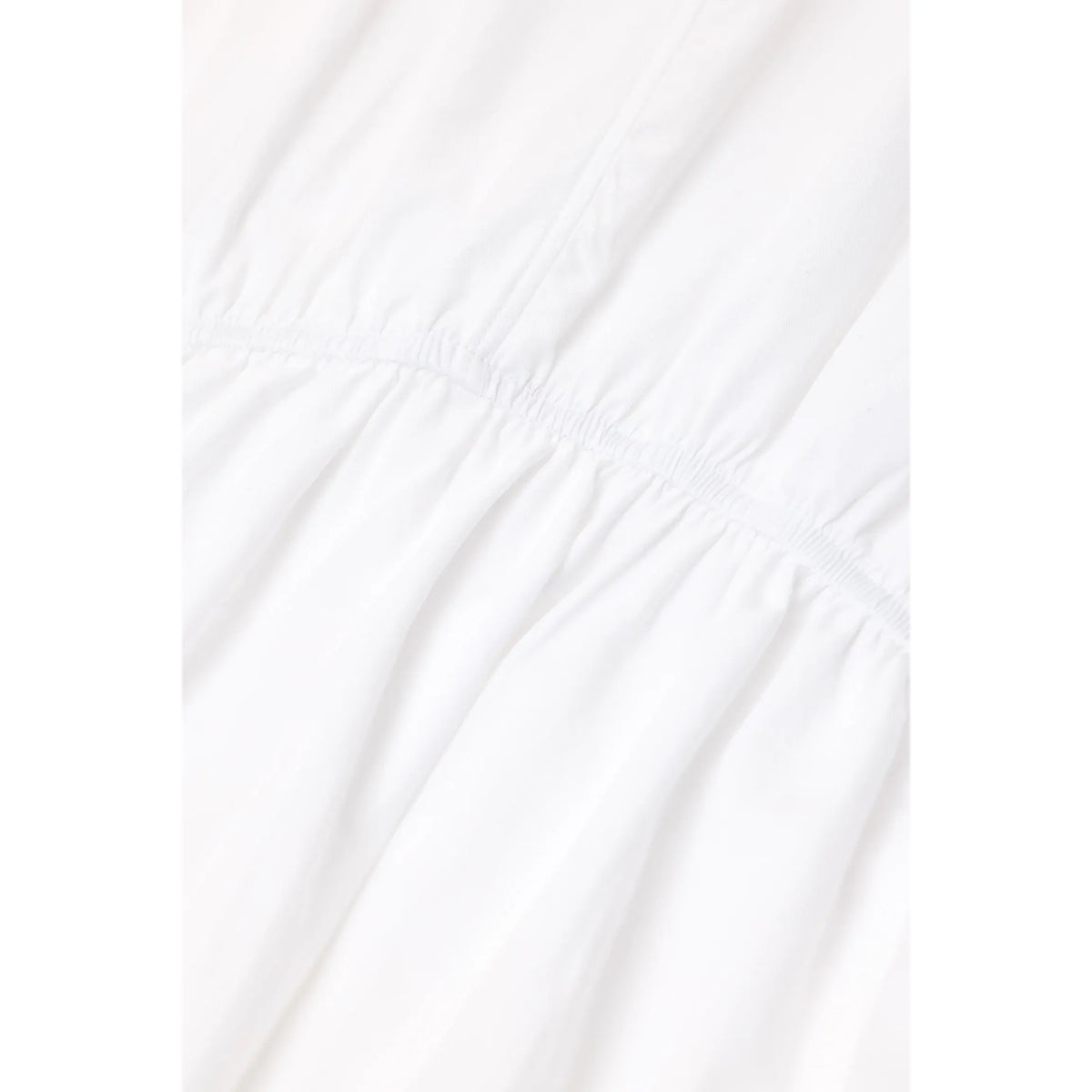 White gathered cotton shirt for women by Closed Women's, shown on a model with a relaxed fit and soft fabric details.
