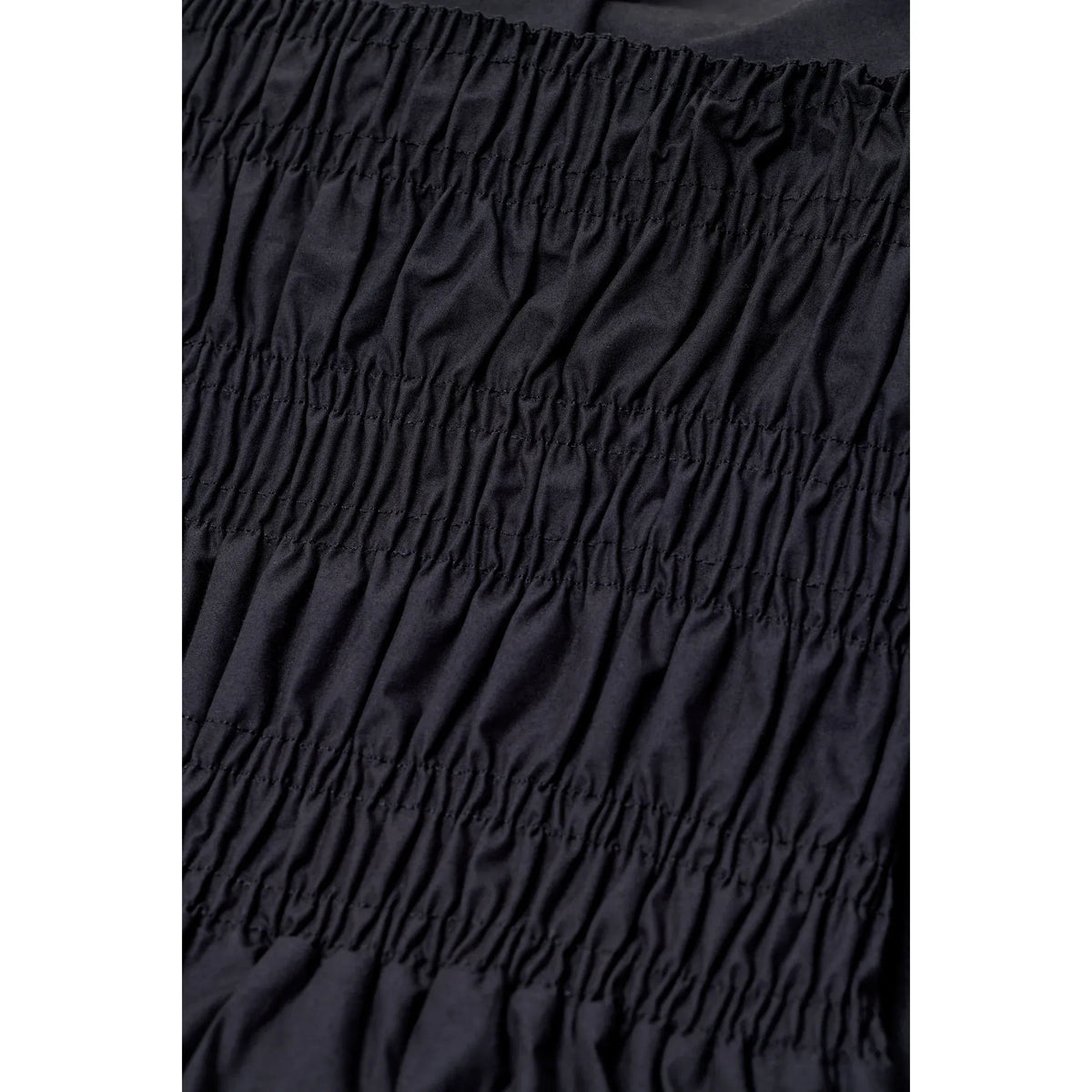 Black gathered women's skirt from Closed Women's, shown with soft fabric folds and a stylish, elegant design.