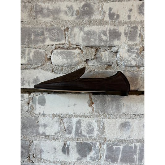 Women's Dear Frances Gio Loafer in espresso leather, showcasing classic slip-on style with sleek, polished design.