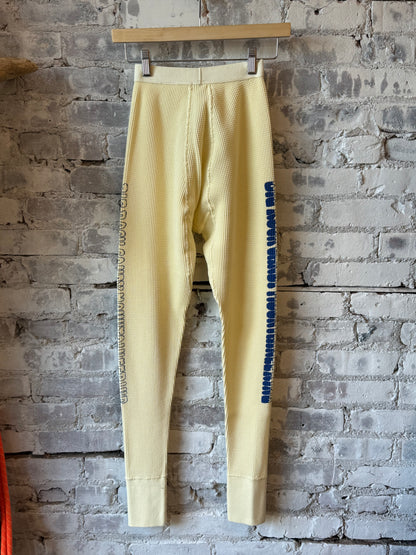 Men's gradient logo long johns in Egg Nog by Big Rock Candy Mountaineering, featuring a stylish gradient logo design.