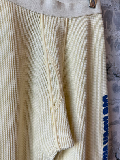 Men's Gradient Logo Long Johns in Egg Nog color by Big Rock Candy Mountaineering, featuring a subtle gradient logo design.