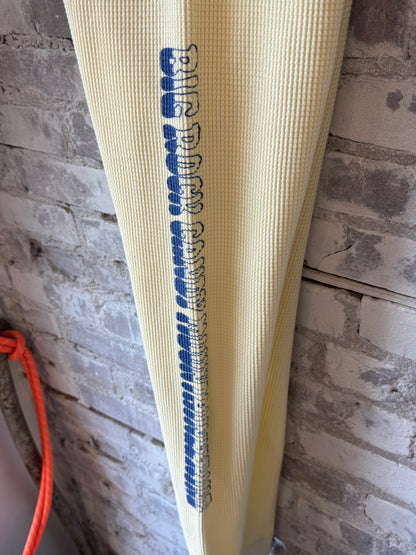 Men's gradient logo long johns in Egg Nog by Big Rock Candy Mountaineering, featuring a stylish logo design and soft fabric.