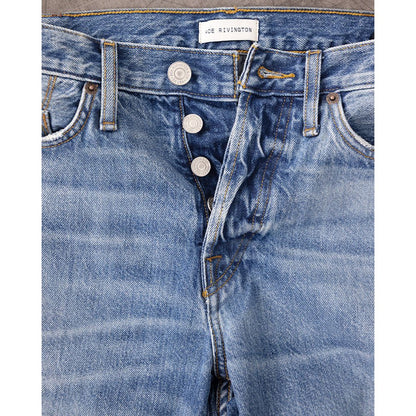 Men's Ace Rivington Harlan Straight Archive Selvedge 12oz jeans with Carpenter Wash, featuring classic denim stitching and distressed details.
