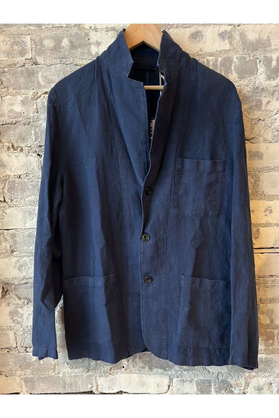 Jobby Linen Jacket - Deep Blue - DUNE + SALT