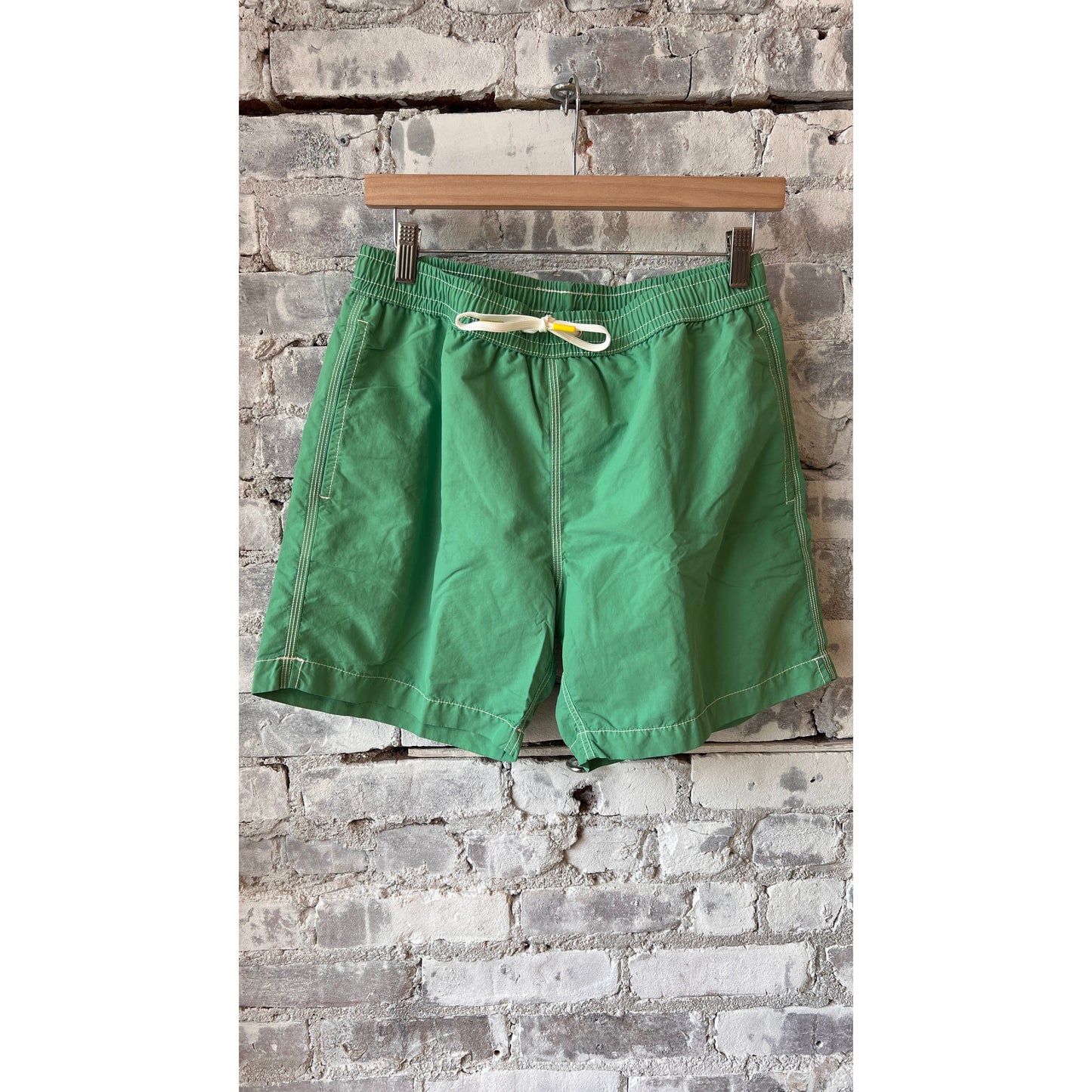 Men's Hartford Classic Swim Shorts in Jade, featuring a comfortable fit and stylish design, suitable for beach and pool activities.