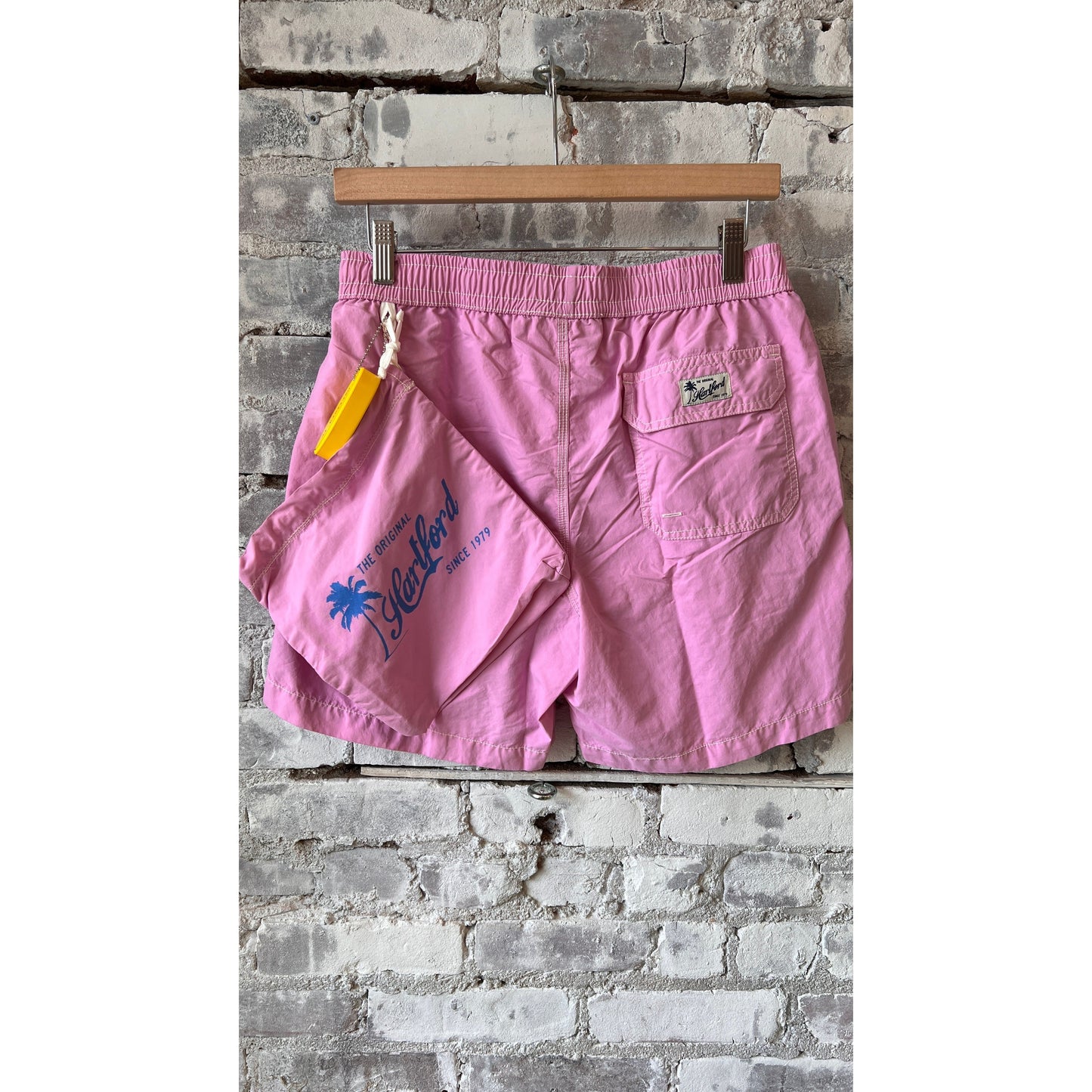 Men's classic swim shorts in Parme color by Hartford Men's, featuring a relaxed fit and lightweight quick-dry fabric.