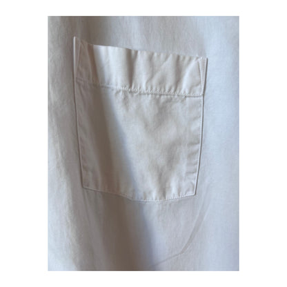Men's white Palm Mc Pat shirt by Hartford Men's, displayed flat with collar and button details.