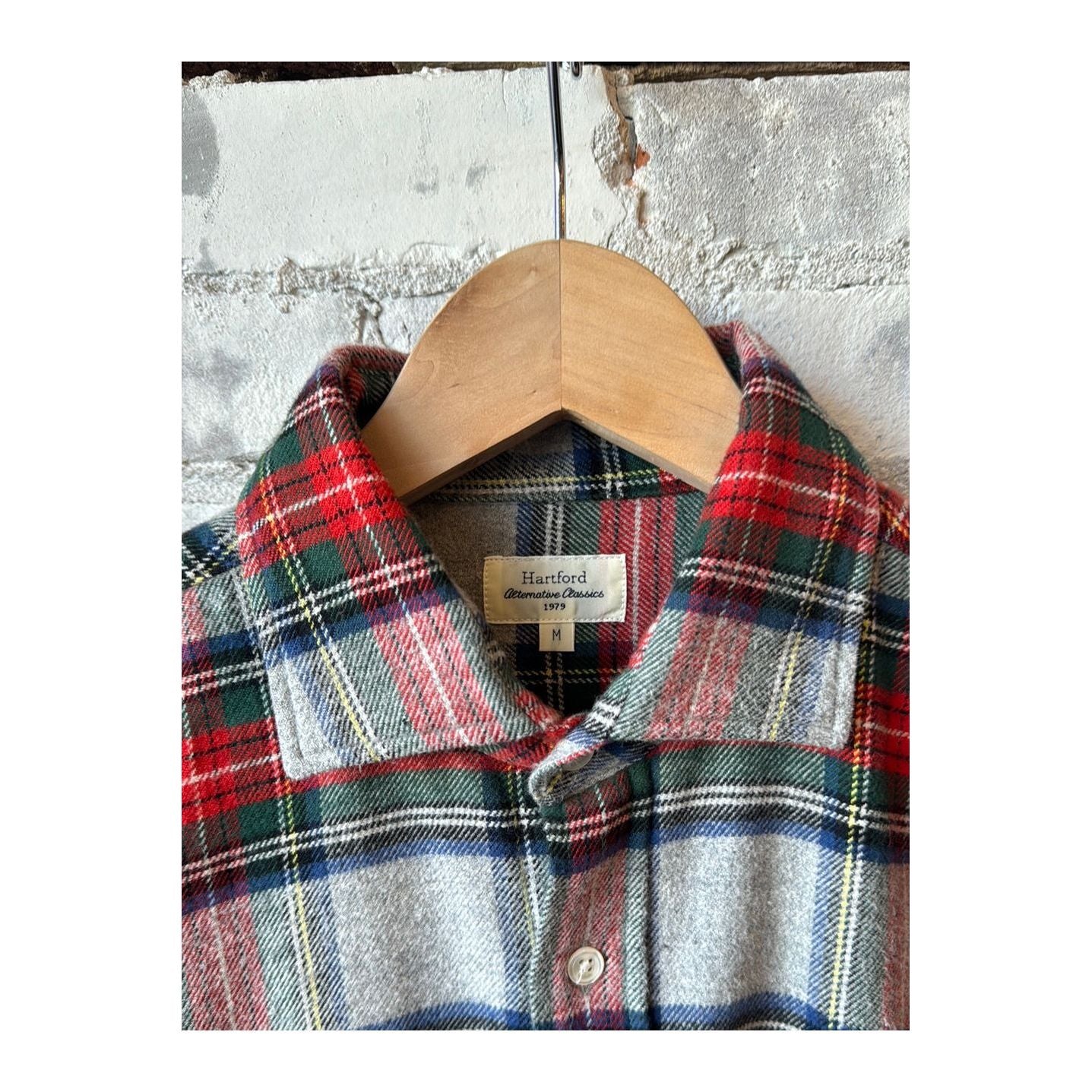 Paul Tartan Flannel Shirt - Red/Green/Blue Plaid | DUNE + SALT