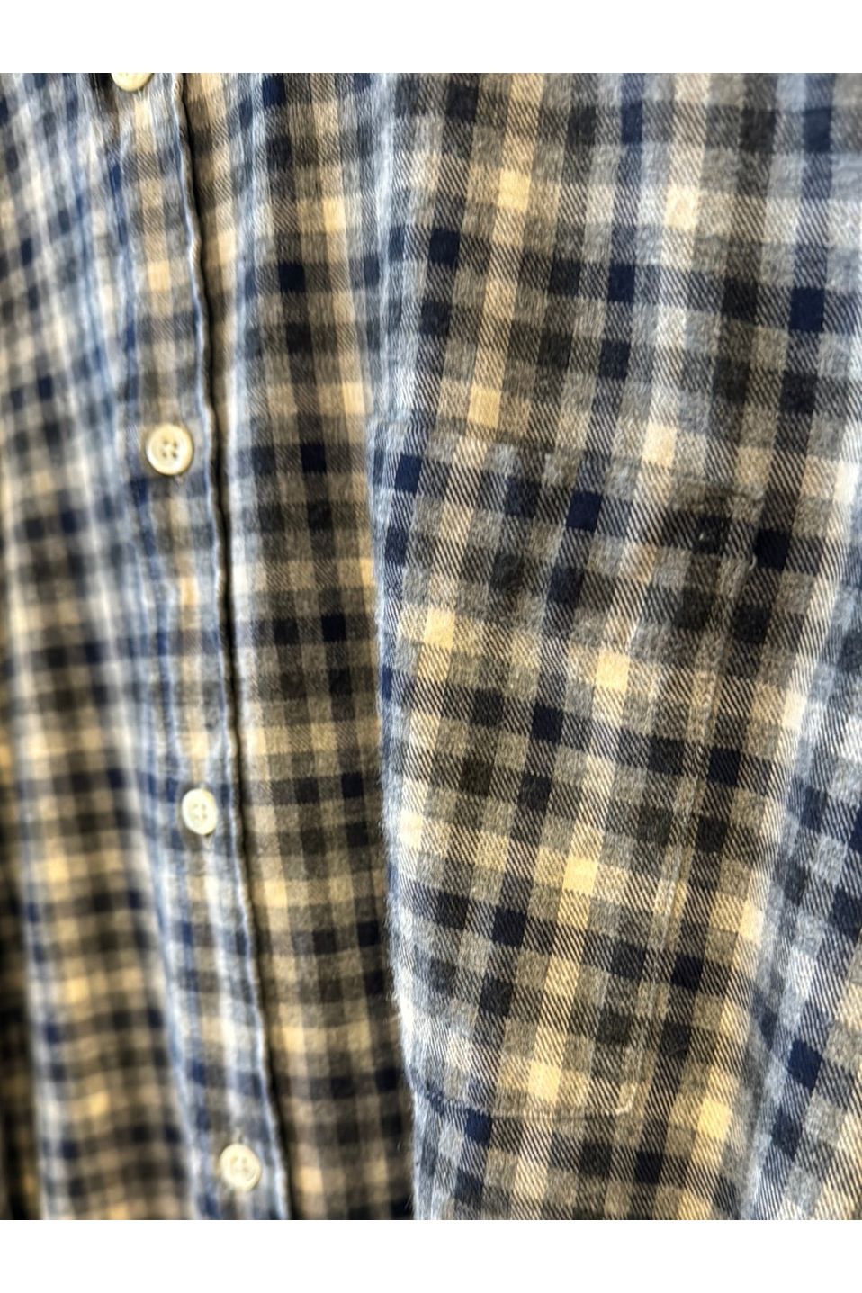 Paul Woven Flannel Shirt - Blue/White Check - DUNE + SALT
