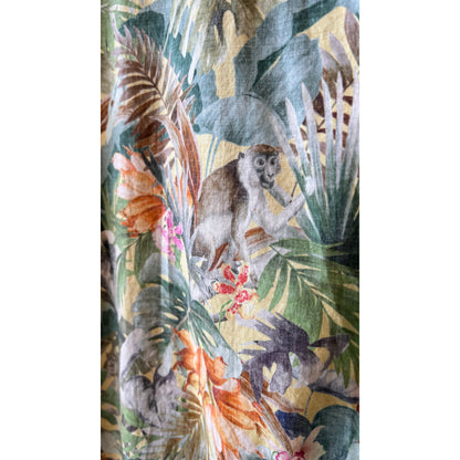Men's Hartford Paul Woven Shirt in Jungle print, featuring lightweight fabric and casual fit, ideal for relaxed summer style.