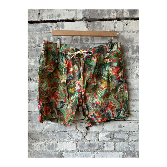 Printed Swim Short - Jungle Red - DUNE + SALT