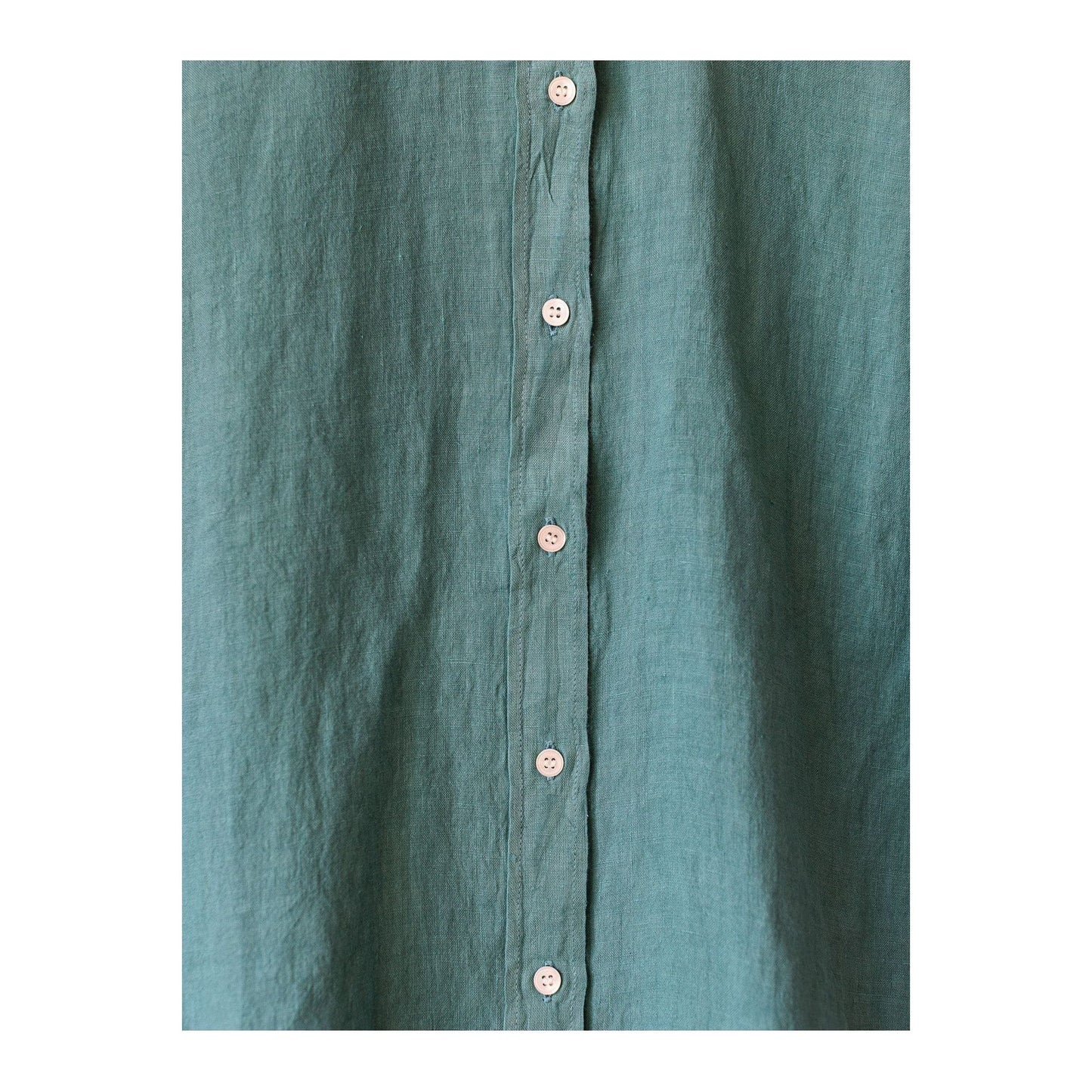 Women's Coraz Linen Shirt in Lagoon by Hartford Women's, featuring a stylish button-up design and relaxed fit.