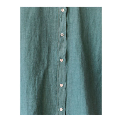 Women's Coraz Linen Shirt in Lagoon by Hartford Women's, featuring a stylish button-up design and relaxed fit.